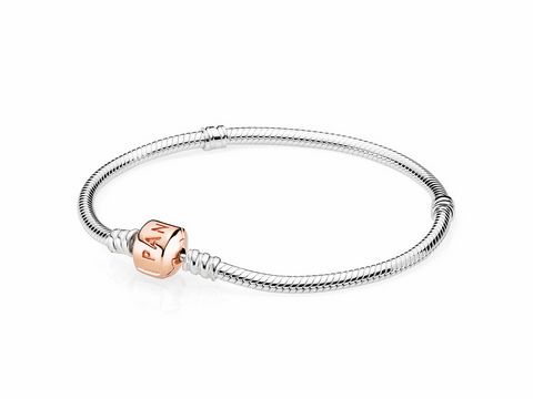 PANDORA 580702-23 Armband mit Kugelverschluss PANDORA Rose mit Silber 23 cm