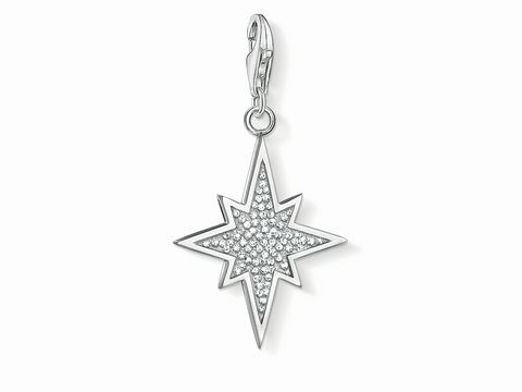 Thomas Sabo - 1540-051-14 - Charm-Anhänger - Stern - weiß