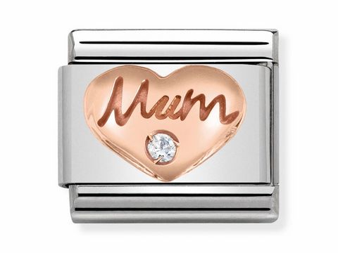 Nomination - 430305 10 - Herz Mum klar - Symbole - Roségold Classic