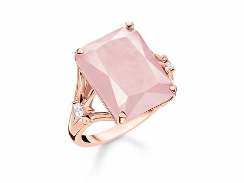 Thomas Sabo TR2261-417-9-52 Ring - Silber Roségold - pink - Gr. 52