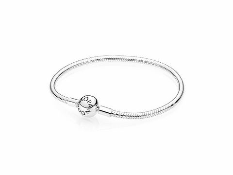 PANDORA 590728-20 cm - Armband OHNE Gewinde - Kugelverschluss - Silber - Armband