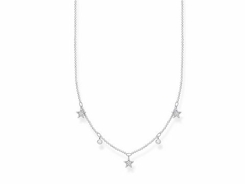 Thomas Sabo Charming Collection - KE2075-051-14-L45v - kosmischen Look - Kette - 40-42,5-45 cm - Silber - Zirkonia - Klar