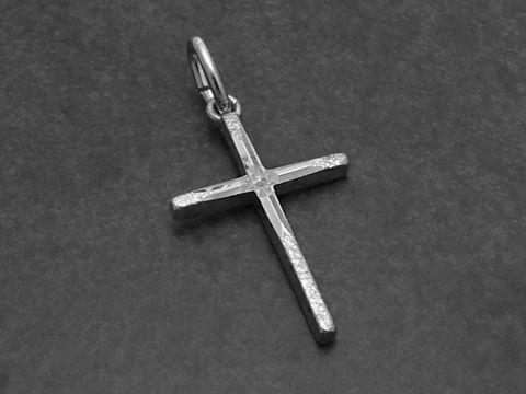 Silber Kreuz Anhänger -Papst Kirche Gothic Glauben-