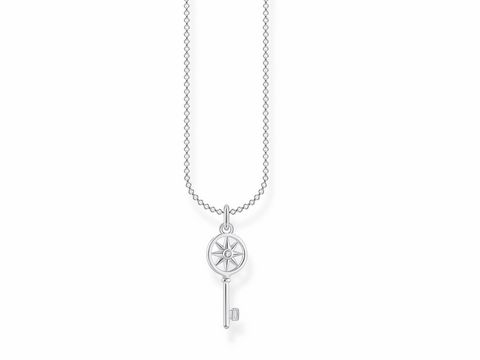 Thomas Sabo Charming Collection - KE2041-051-14-L45v - Schlüssel - Kette mit Anhänger - 38-40-42-45 cm - Silber