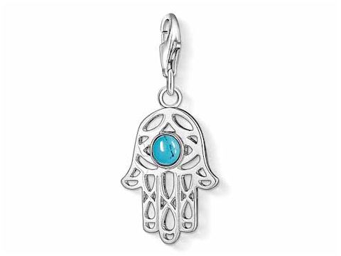 Thomas Sabo - Fatimas Hand charms - 1052-404-17 - Sterling Silber - imit. Türkis