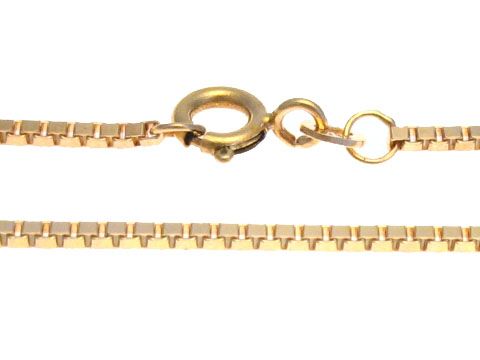 Veneziakette Armband - ROTGOLD 585 - 14,5 cm 1,4 mm