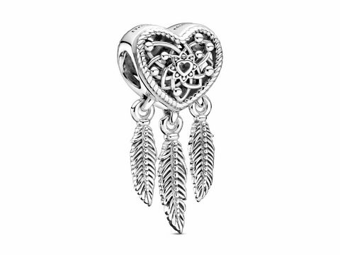 Pandora Passions - Charm - Drei Federn Traumfänger - Silber - 799107C00