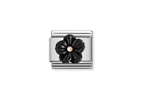 NOMINATION Classic - Roségold  430510 01 - Blume Onyx