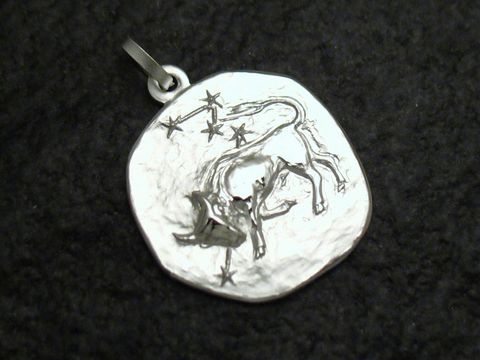 Stier - Sternzeichen Anhänger - Sterling Silber