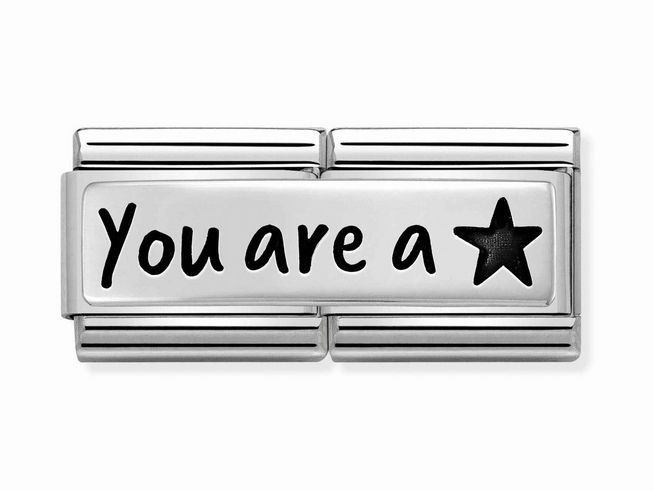 Nomination Classic Sterling Silver - DOUBLE - 330710 30 - You are a