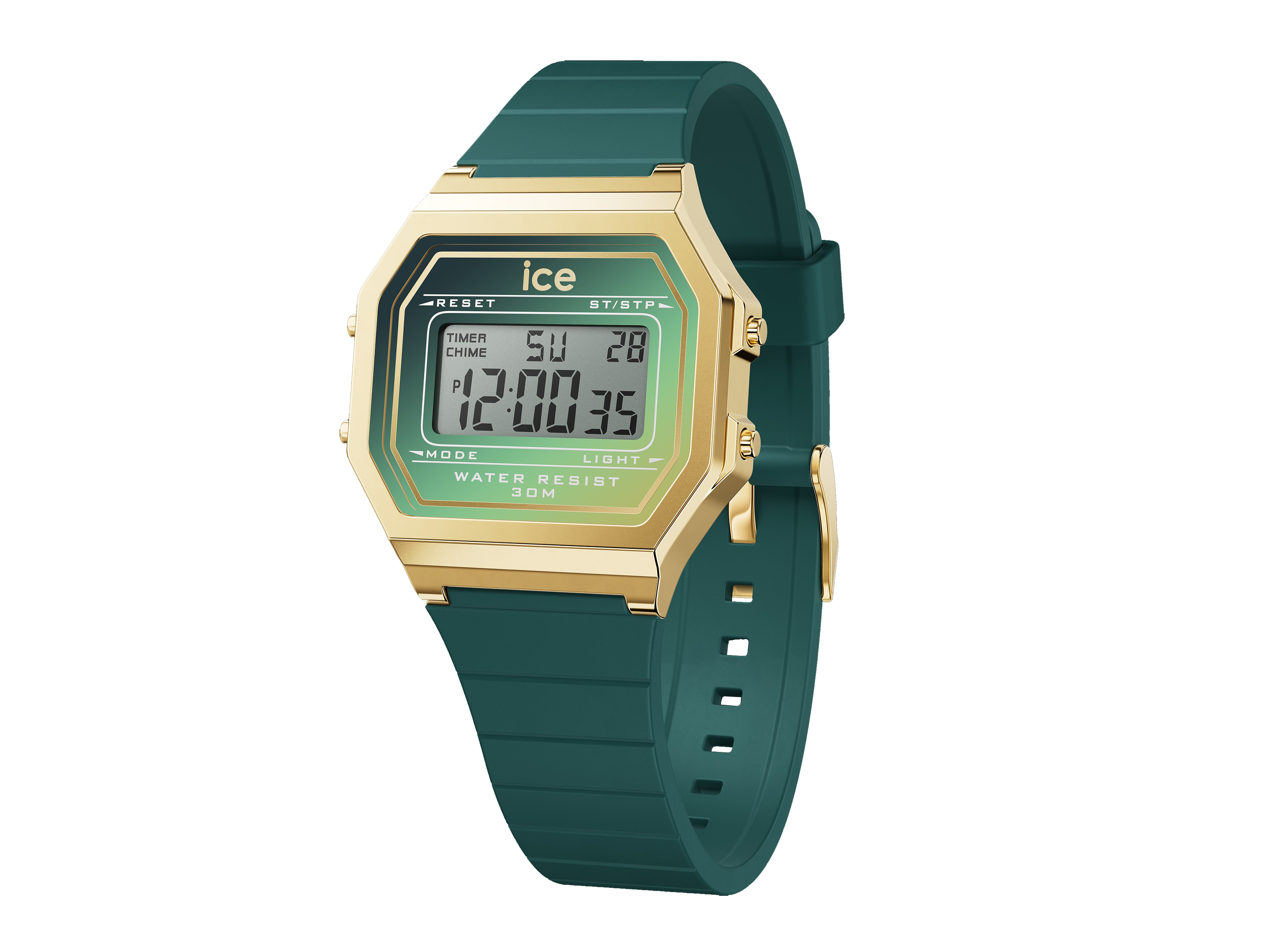 Ice Watch Uhr 023307 - ICE digit retro Verdigris glow - Small