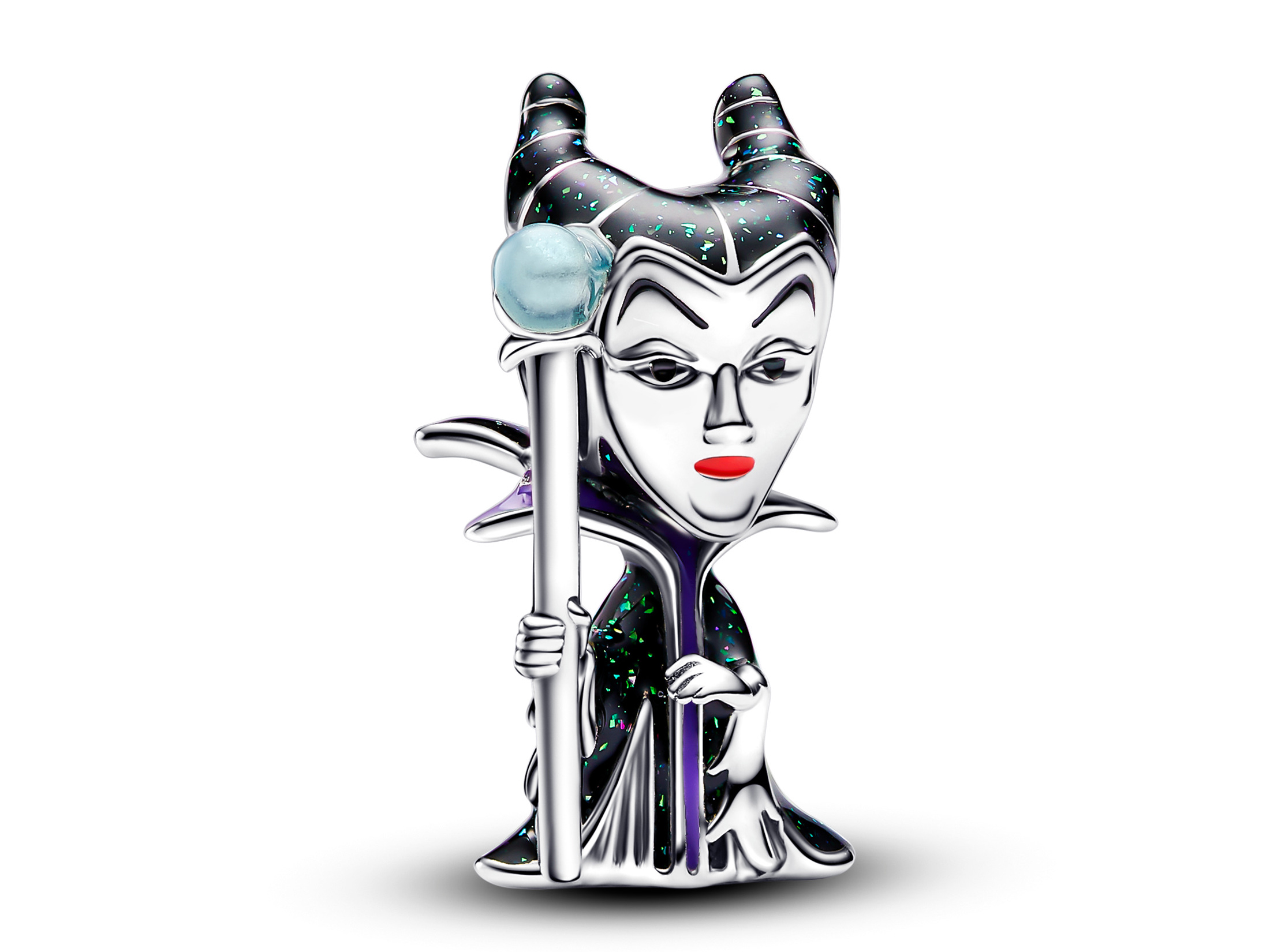 Pandora 793423C01 Disney Schurken Maleficent - leuchtet in der Dunkleheit - Sterling Silber