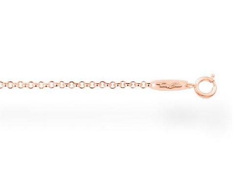 Thomas Sabo KE1219-415-12-L - Erbskette - 90 cm - Silber vergoldet Roségold