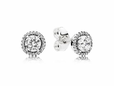 PANDORA - 296272CZ - Klassische Eleganz - Ohrringe - Stecker - Silber