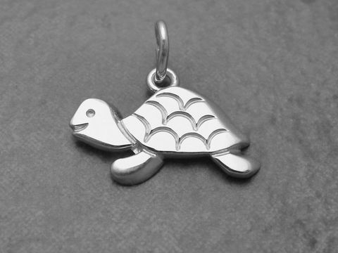 Anhänger - Schildkröte - Sterling Silber - niedlich