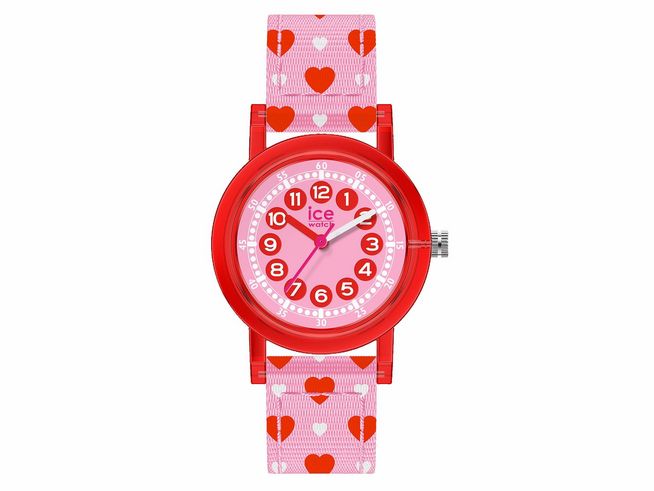 Ice Watch Uhr 022690 - ICE learning Red Love HERZEN - Rot - Pink - Small
