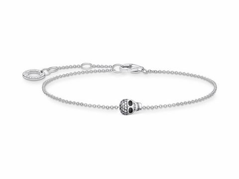 Thomas Sabo Charming Collection - A2002-643-14-L19v - Totenkopf - Armband - 16-17,5-19 cm - Silber