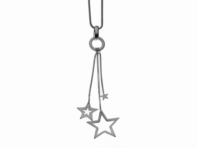 Y-Kette mit Anhänger Sternennacht - Sterling Silber - 43 cm