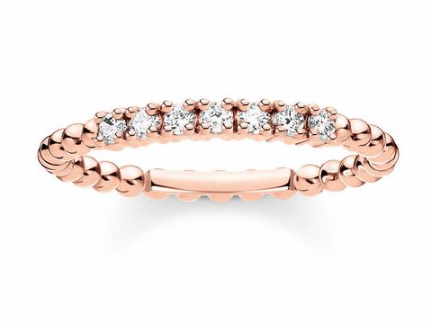 Thomas Sabo - TR2323-416-14-60 - Ring Gr. 60 - Silber - Roségold - Zirkonia - Klar