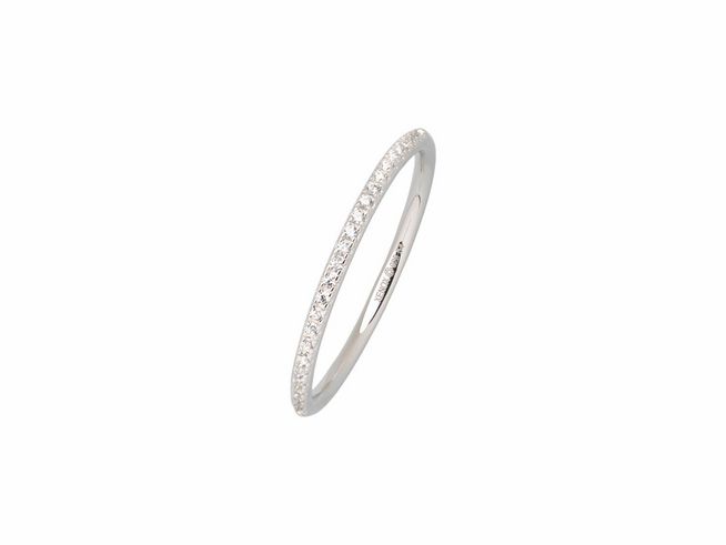 Hochwertiger Xenox Sterling Silber Ring XS1721/52 in Krappe Silber mit edlem Design, Größe 52, der durch einen schlichten, eleganten Stil besticht. Ideal für besondere Anlässe.