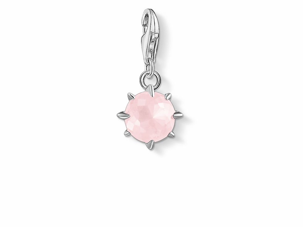 Thomas Sabo Charm-Anhänger 1784-035-9 - Geburtsstein - Monatsstein rosa - Oktober