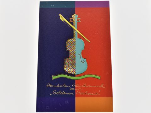 Hochzeitskarte - Cello