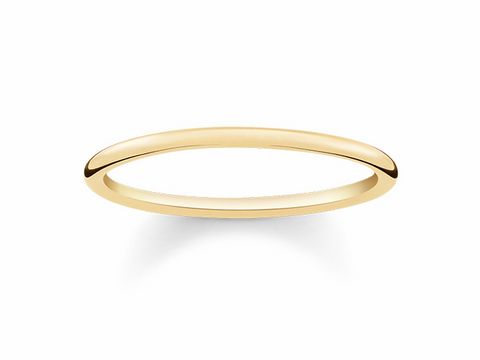 Thomas Sabo TR2123-413-12-56 - Ring - Gr. 56 - Silber vergoldet Gelbgold