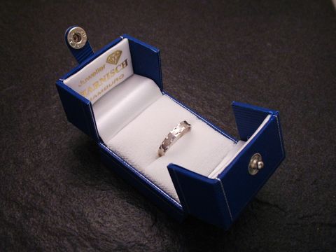 Geschenkschachtel DELUX - für einen Ring - 5 cm