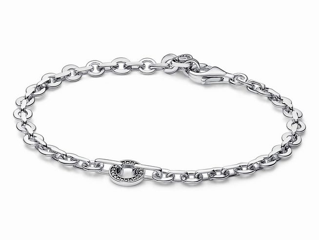 Pandora 592777C01-20 Ausdrucksstarkes Pavé Armband - Sterling Silber - Zirkonia - 20 cm