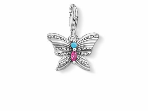 Thomas Sabo 1831-342-7 Silber Charm-Anhänger - Schmetterling