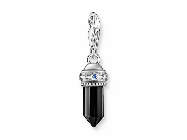 Thomas Sabo 2110-698-11 Charm-Anhänger - Hexagon - Silber gesch. & Onyx - Schwarz