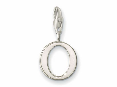 Thomas Sabo - O - Buchstaben charms Anhänger - 0189-001-12 - Silber