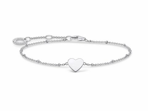 Thomas Sabo Charming Collection - A1991-001-21-L19v - Herz - Armband - 16-17,5-19 cm - Silber