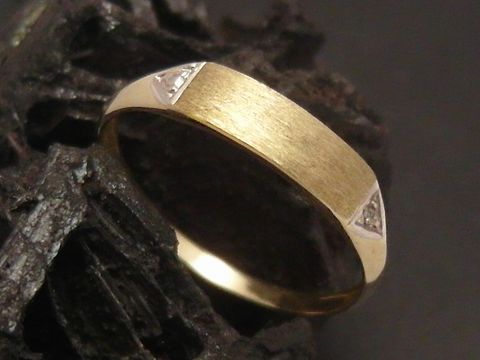 Goldring - smart - Gold 585 - Diamant - Gr. 56