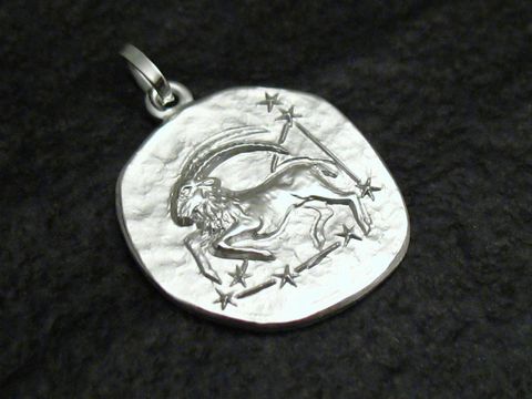 Steinbock - Sternzeichen Anhänger - Sterling Silber