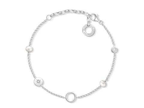 Thomas Sabo X0273-167-14-L19v - Armband - ca. 15-19 cm - weiß