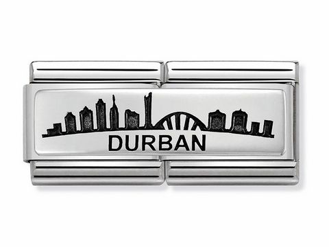 Nomination 330790 09 - Composable DOUBLE Classic - Edelstahl + Silber - Skyline von Durban