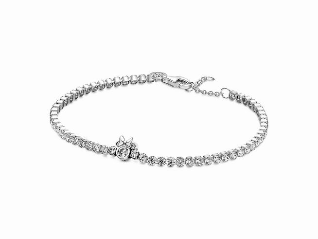 Pandora Disney Minnie Mouse Tennis-Armband - 590107C01-16 - Silber - Zirkonia - 16 cm