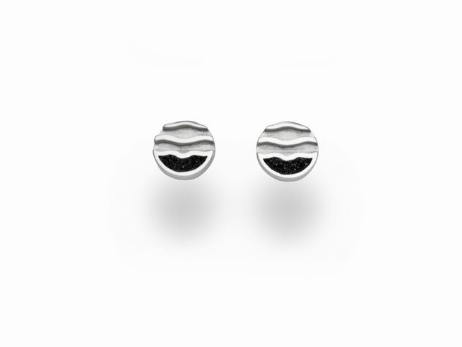 DUR Ohrring Strandwellen - O5248 - Sterling Silber -