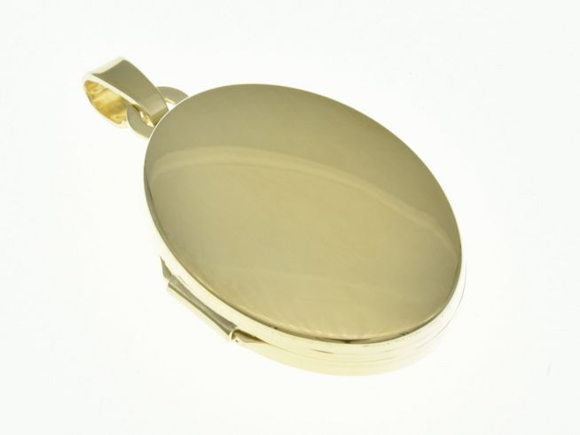 Medaillon - Oval - 585 Gelbgold - zeitlos