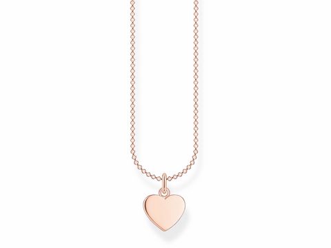 Thomas Sabo Charming Collection - KE2048-415-40-L45v - Herz - Kette mit Anhänger - 38-40-42-45 cm - Silber - Roségold - Rosé