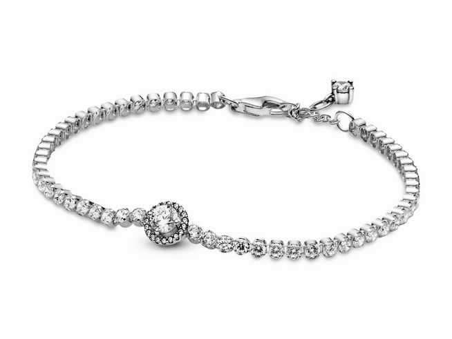 Pandora Silber 599416C01-16 Funkelndes Zirkonia Armband - 16 cm