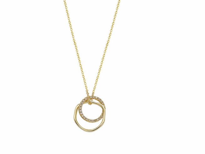 Xenox Gold Kette XG4439G - 42 cm - FASHION - Gelbgold Karreekette 375 GOLD