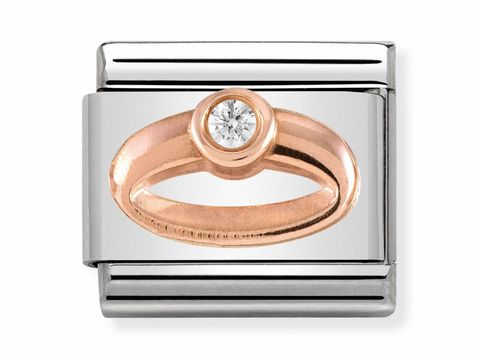 Nomination - 430305 04 - Ring klar - Symbole - Roségold Classic