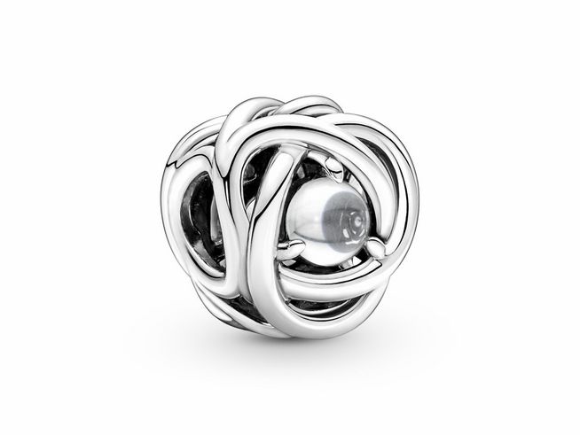 Pandora klarer Eternity Circle Charm - 790064C01 - Silber - Zirkonia