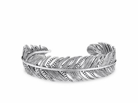 Thomas Sabo AR099-637-21-L17 Feder Armreif - Silber 15 - 17 cm