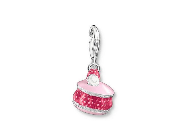 Thomas Sabo 2080-007-9 Charm-Anhänger - Macaron - Silber & Emaille - Rosa-Pink