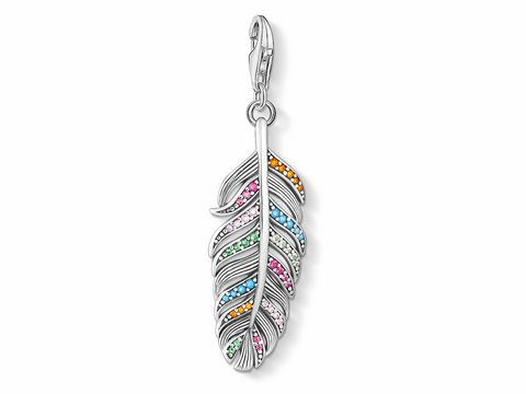 Thomas Sabo 1832-342-7 Silber Charm-Anhänger - Feder