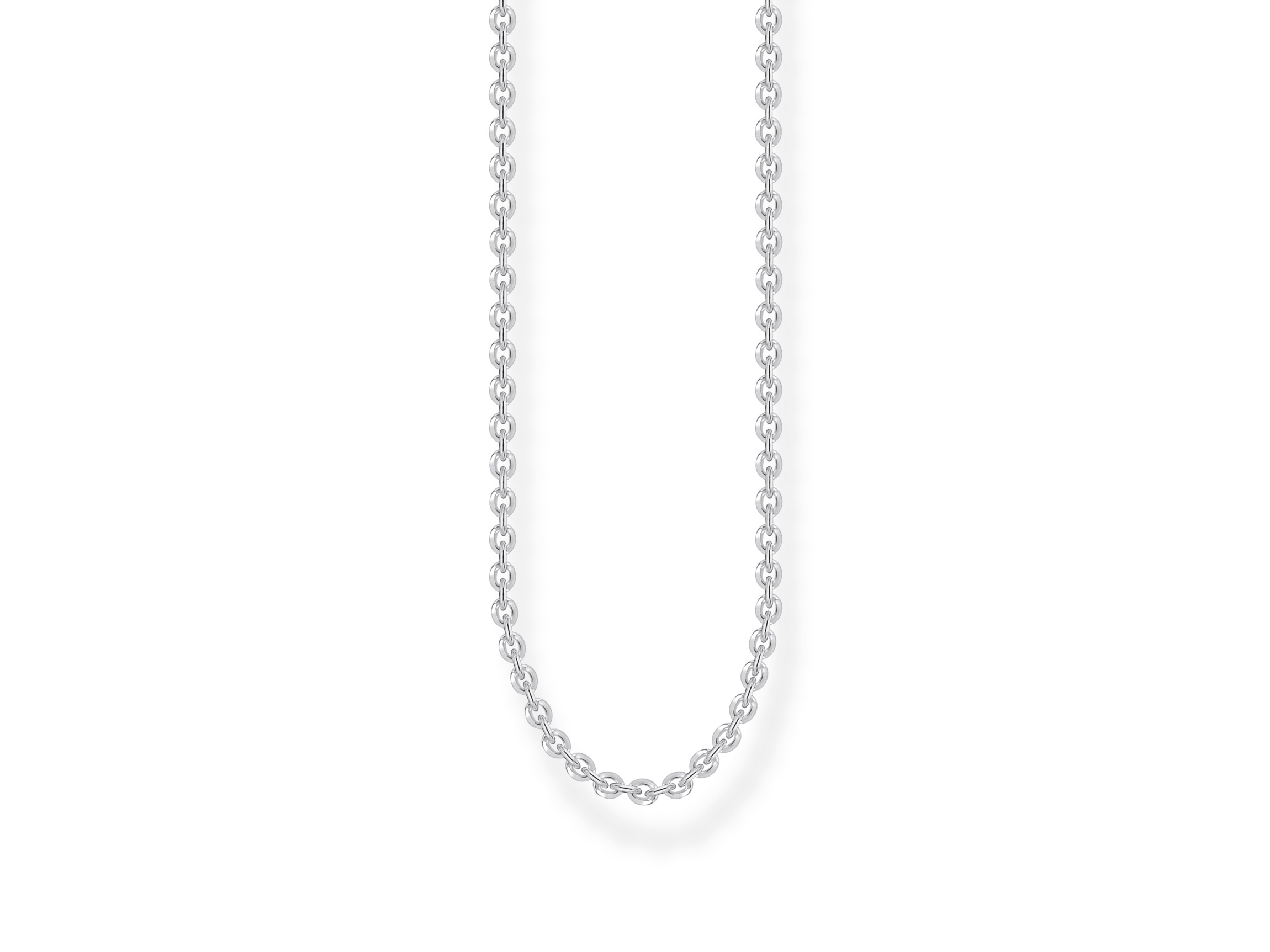 Silberne Kette Thomas Sabo KE2283-001-21-L45V, filigranes Design, längenverstellbar von 40 bis 45 cm, ideal für jeden Anlass, präsentiert eleganten Schmuckstil.