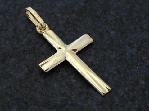 Filigraner Anhänger Goldkreuz - Gold 333